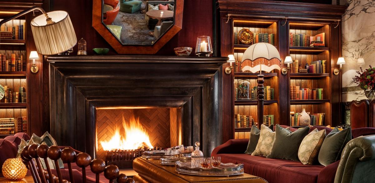 찬서리 코트 호텔, 런던 외부 사진 Library at The Ivy